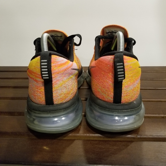 Nike Air Flyknit Max Orange Multicolor - Picture 3 of 8